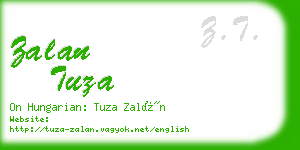 zalan tuza business card